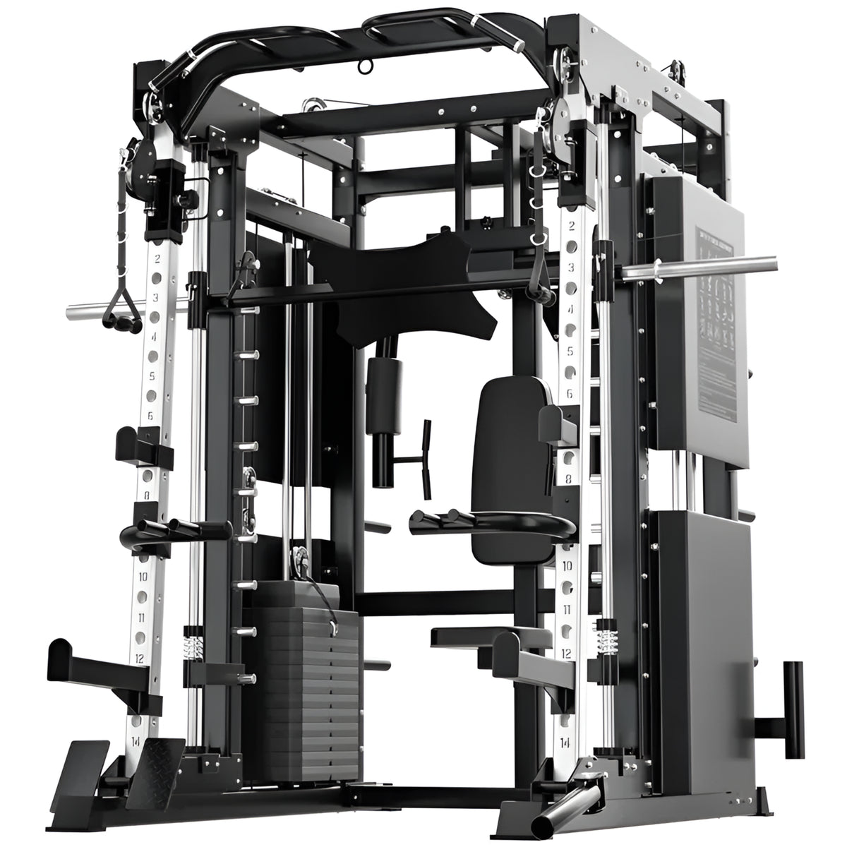 Professional Gym Smith Machine Set—Multi-Functional All-In-One Fitness Equipment, Suitable for Professional Gyms